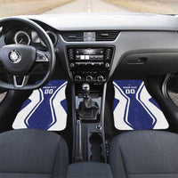 Custom Football Uzbekistan Car Mats Milliy Jamoa Blue Version - Wonder Print Shop