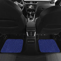 Custom Football Uzbekistan Car Mats Milliy Jamoa Blue Version - Wonder Print Shop