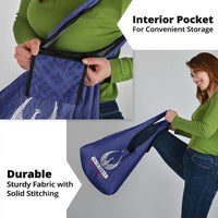 Football Uzbekistan Grocery Bag Milliy Jamoa Blue Version - Wonder Print Shop