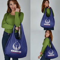 Football Uzbekistan Grocery Bag Milliy Jamoa Blue Version - Wonder Print Shop