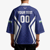 Custom Football Uzbekistan Kimono Milliy Jamoa Blue Version - Wonder Print Shop