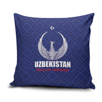 Football Uzbekistan Pillow Cover Milliy Jamoa Blue Version - Wonder Print Shop