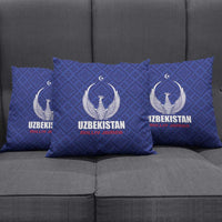 Football Uzbekistan Pillow Cover Milliy Jamoa Blue Version - Wonder Print Shop