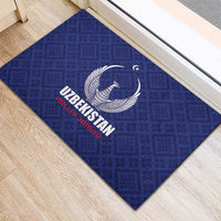 Football Uzbekistan Rubber Doormat Milliy Jamoa Blue Version - Wonder Print Shop