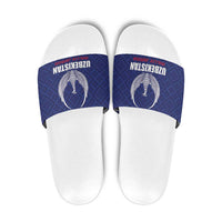Football Uzbekistan Slide Sandals Milliy Jamoa Blue Version - Wonder Print Shop