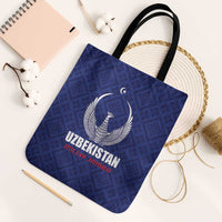 Football Uzbekistan Tote Bag Milliy Jamoa Blue Version - Wonder Print Shop