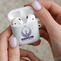 Football Uzbekistan AirPods Case Milliy Jamoa White Version - Wonder Print Shop