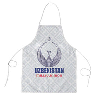 Football Uzbekistan Apron Milliy Jamoa White Version - Wonder Print Shop