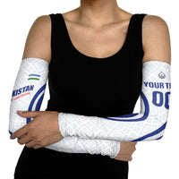 Custom Football Uzbekistan Arm Sleeves Milliy Jamoa White Version - Wonder Print Shop