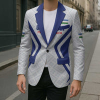 Custom Football Uzbekistan Blazer Milliy Jamoa White Version - Wonder Print Shop
