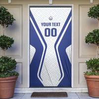 Custom Football Uzbekistan Door Cover Milliy Jamoa White Version - Wonder Print Shop