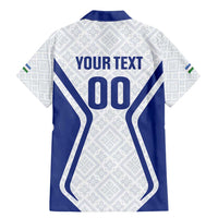 Custom Football Uzbekistan Family Matching Mermaid Dress and Hawaiian Shirt Milliy Jamoa White Version - Wonder Print Shop