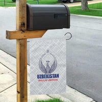 Football Uzbekistan Garden Flag Milliy Jamoa White Version - Wonder Print Shop