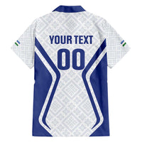 Custom Football Uzbekistan Hawaiian Shirt Milliy Jamoa White Version - Wonder Print Shop