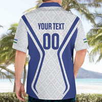 Custom Football Uzbekistan Hawaiian Shirt Milliy Jamoa White Version - Wonder Print Shop