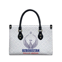 Football Uzbekistan Leather Bag Milliy Jamoa White Version - Wonder Print Shop