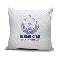 Football Uzbekistan Pillow Cover Milliy Jamoa White Version - Wonder Print Shop