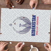 Football Uzbekistan Puzzle Milliy Jamoa White Version - Wonder Print Shop