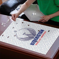 Football Uzbekistan Puzzle Milliy Jamoa White Version - Wonder Print Shop