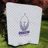 Football Uzbekistan Quilt Milliy Jamoa White Version - Wonder Print Shop