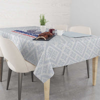 Football Uzbekistan Tablecloth Milliy Jamoa White Version - Wonder Print Shop