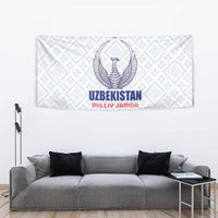 Football Uzbekistan Tapestry Milliy Jamoa White Version - Wonder Print Shop