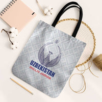 Football Uzbekistan Tote Bag Milliy Jamoa White Version - Wonder Print Shop
