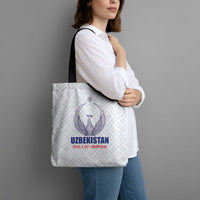 Football Uzbekistan Tote Bag Milliy Jamoa White Version - Wonder Print Shop