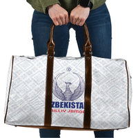 Football Uzbekistan Travel Bag Milliy Jamoa White Version - Wonder Print Shop