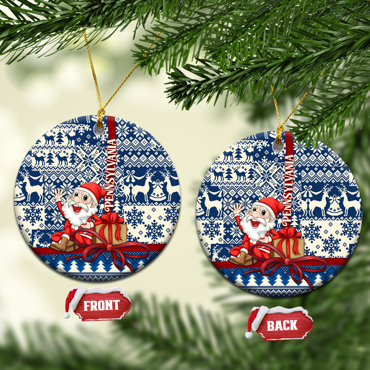 pennsylvania-christmas-ceramic-ornament-santa-claus-with-gift-box-xmas-pattern