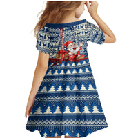 Pennsylvania Christmas Family Matching Mermaid Dress and Hawaiian Shirt Santa Claus With Gift Box Xmas Pattern - Wonder Print Shop