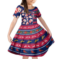 Custom Ohio Christmas Family Matching Summer Maxi Dress and Hawaiian Shirt Santa Claus Pattern Unique Style - Wonder Print Shop