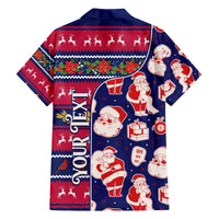 Custom Ohio Christmas Family Matching Summer Maxi Dress and Hawaiian Shirt Santa Claus Pattern Unique Style - Wonder Print Shop