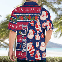 Custom Ohio Christmas Hawaiian Shirt Santa Claus Pattern Unique Style - Wonder Print Shop