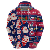 Custom Ohio Christmas Hoodie Santa Claus Pattern Unique Style - Wonder Print Shop