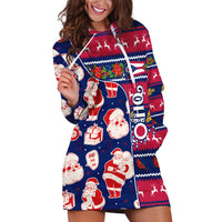 Custom Ohio Christmas Hoodie Dress Santa Claus Pattern Unique Style - Wonder Print Shop