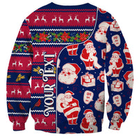 Custom Ohio Christmas Sweatshirt Santa Claus Pattern Unique Style - Wonder Print Shop