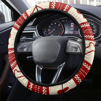 Dog Christmas Steering Wheel Cover Cute Pug Dog With Xmas Tree - Wonder Print Shop