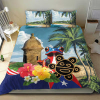 Personalized Boricua El Morro Bedding Set Puerto Rico Sun Coqui - Wonder Print Shop