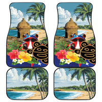 Personalized Boricua El Morro Car Mats Puerto Rico Sun Coqui - Wonder Print Shop