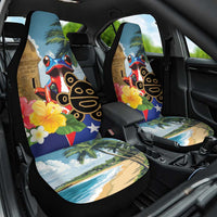Personalized Boricua El Morro Car Seat Cover Puerto Rico Sun Coqui - Wonder Print Shop