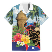 Personalized Boricua El Morro Family Matching Mermaid Dress and Hawaiian Shirt Puerto Rico Sun Coqui - Wonder Print Shop