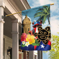 Personalized Boricua El Morro Garden Flag Puerto Rico Sun Coqui - Wonder Print Shop