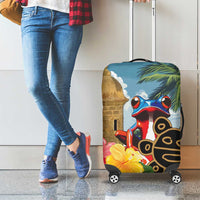 Personalized Boricua El Morro Luggage Cover Puerto Rico Sun Coqui - Wonder Print Shop
