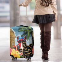 Personalized Boricua El Morro Luggage Cover Puerto Rico Sun Coqui - Wonder Print Shop