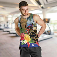 Personalized Boricua El Morro Men Tank Top Puerto Rico Sun Coqui - Wonder Print Shop