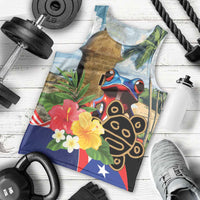 Personalized Boricua El Morro Men Tank Top Puerto Rico Sun Coqui - Wonder Print Shop