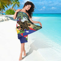 Personalized Boricua El Morro Sarong Puerto Rico Sun Coqui - Wonder Print Shop