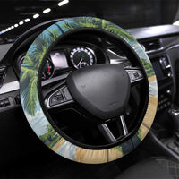 Boricua El Morro Steering Wheel Cover Puerto Rico Sun Coqui - Wonder Print Shop