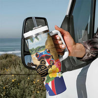 Personalized Boricua El Morro Tumbler With Handle Puerto Rico Sun Coqui - Wonder Print Shop